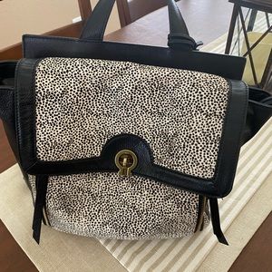 Fossil Amelia White Cheetah back pack.
